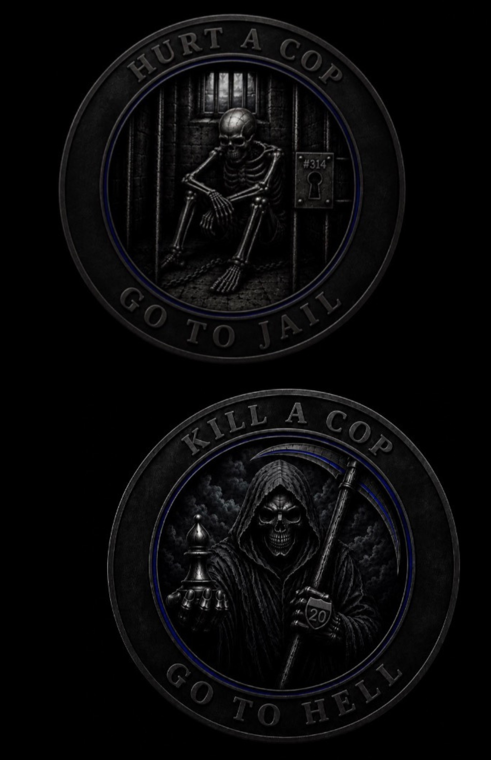 Grimm Reaper Challenge Coin Preorder (ships in 6 weeks)