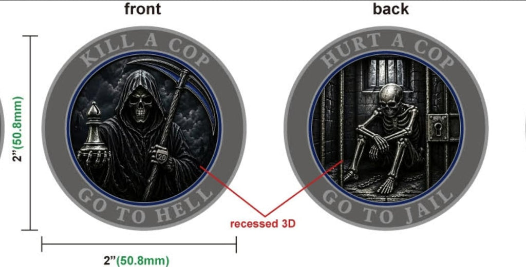 Grimm Reaper Challenge Coin Preorder (ships in 6 weeks)